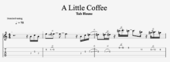 A Little Coffee Tab Backing Track