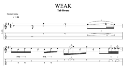 WEAK Tab Backing Track