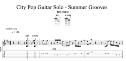 Summer Grooves Tab Backing Track