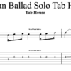 Korean Ballad Solo Tab House