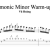 A Harmonic Minor Warm-up Lick