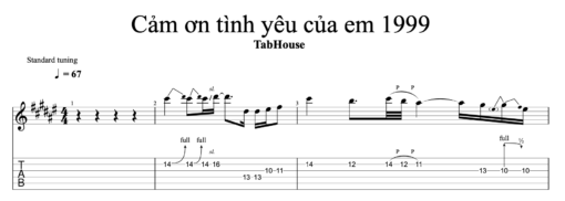 [Tab BKT] Cảm ơn tình yêu của em 1999