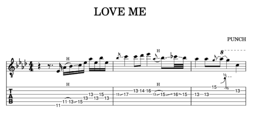 [Tab BKT] Love me Punch