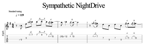 [Tab BKT] Sympathetic Nightdrive