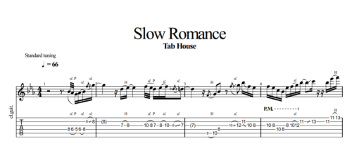 [TAB BKT] SLOW ROMANCE